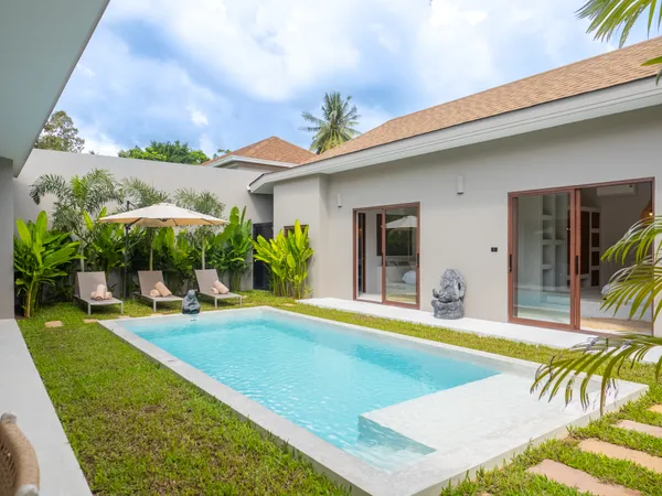 Tranquil 3Br Villa Cinta in Central Lamai